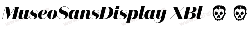 MuseoSansDisplay XBl字体转换